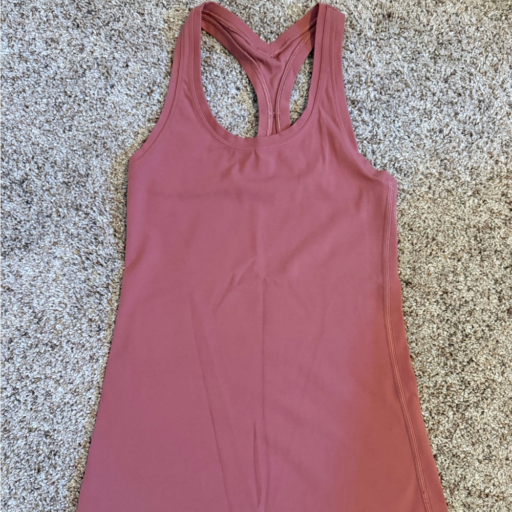 Pink Racerback Tank Top